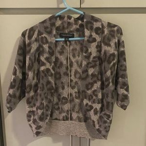 Cashmere - Wool Banana Republic Sweater in Cheetah